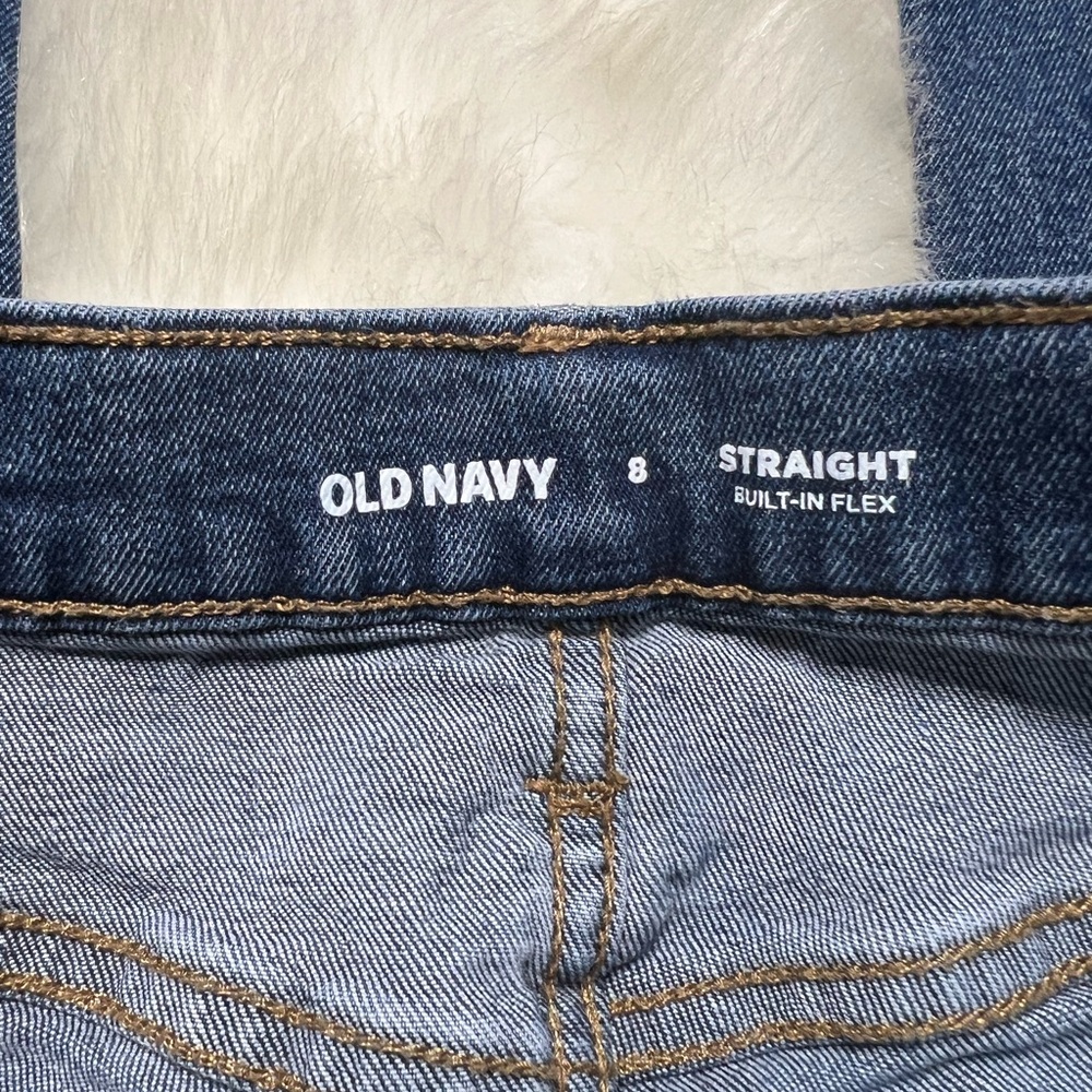 Old Navy straight denim jeans adjustable waist - Picture 5 of 5